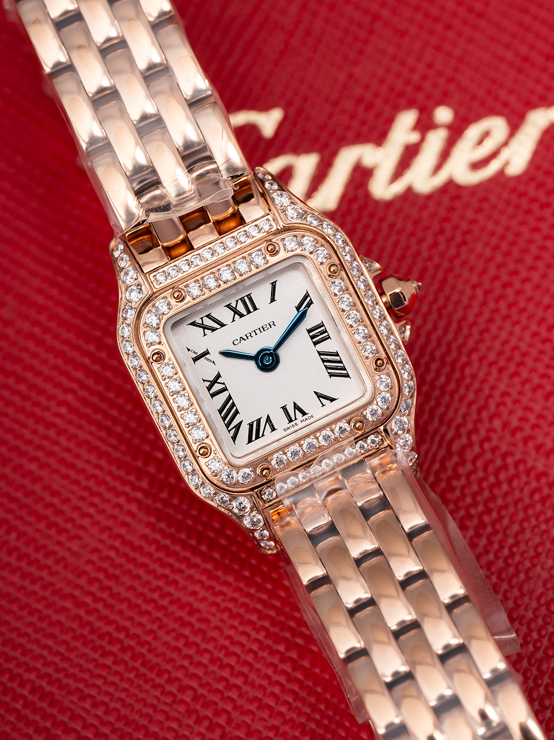Super Clone | AF Factory Panthère Watch All Sizes Model Rose Gold Diamond Bracelet