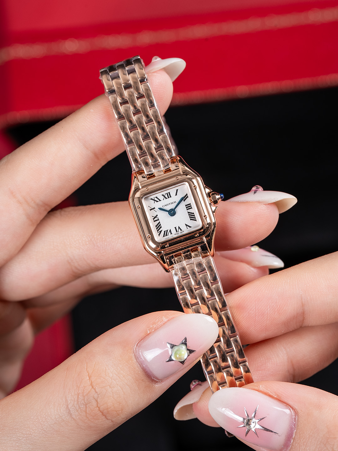 Super Clone | AF Factory Panthère Watch All Sizes Model Rose Gold Bracelet