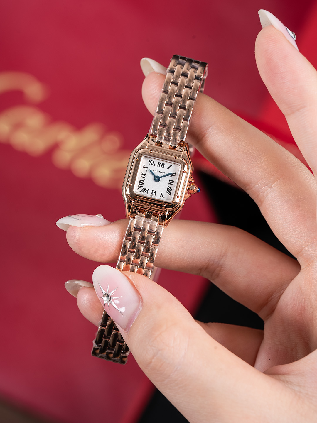 Super Clone | AF Factory Panthère Watch All Sizes Model Rose Gold Bracelet