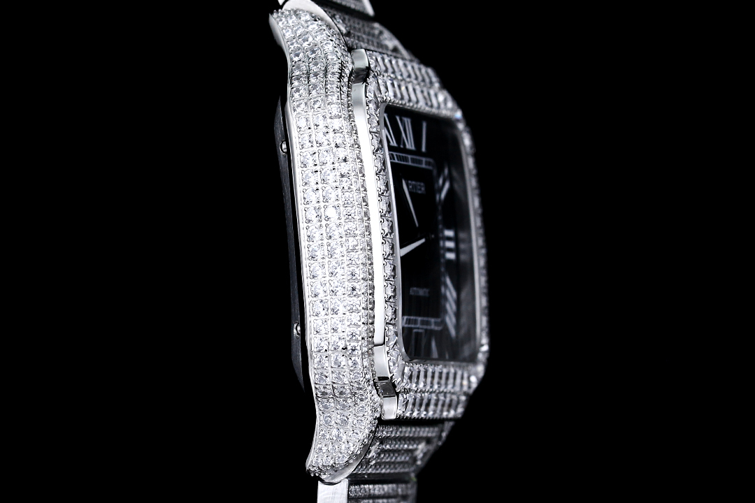 Santos De Diamond Watch 40mm Stainless Steel