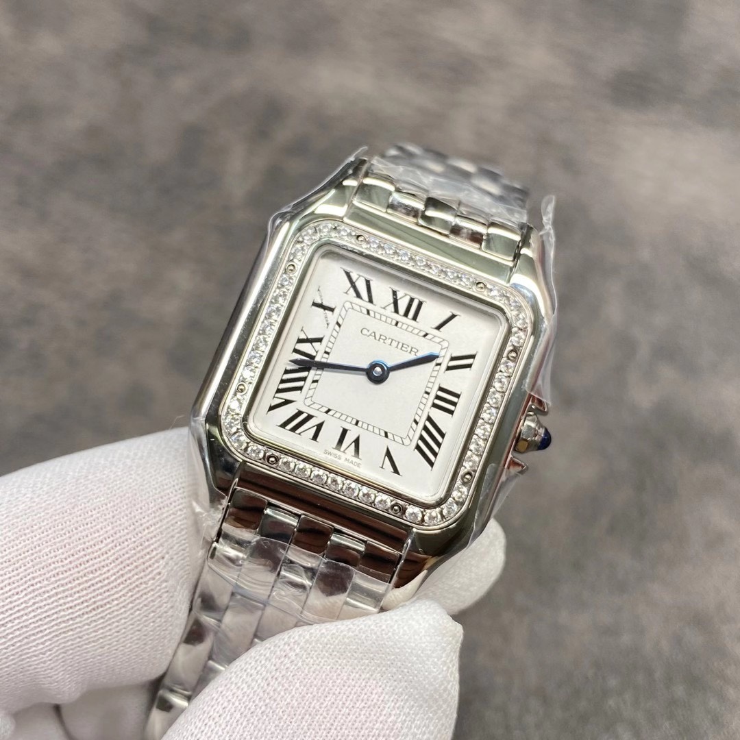 Super Clone | AF Factory Panthère Watch All Sizes Model Steel Diamond Case