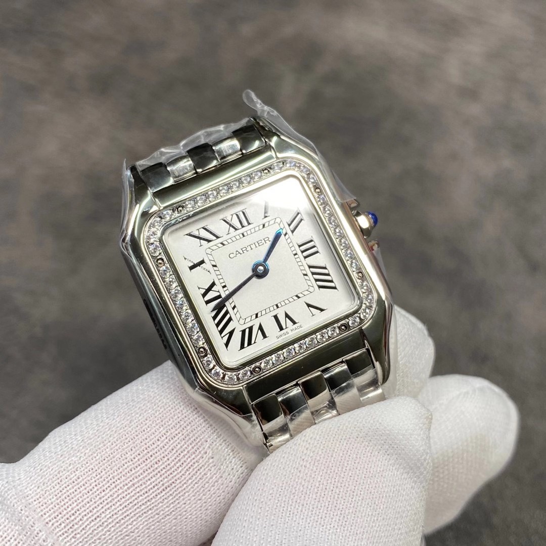 Super Clone | AF Factory Panthère Watch All Sizes Model Steel Diamond Case