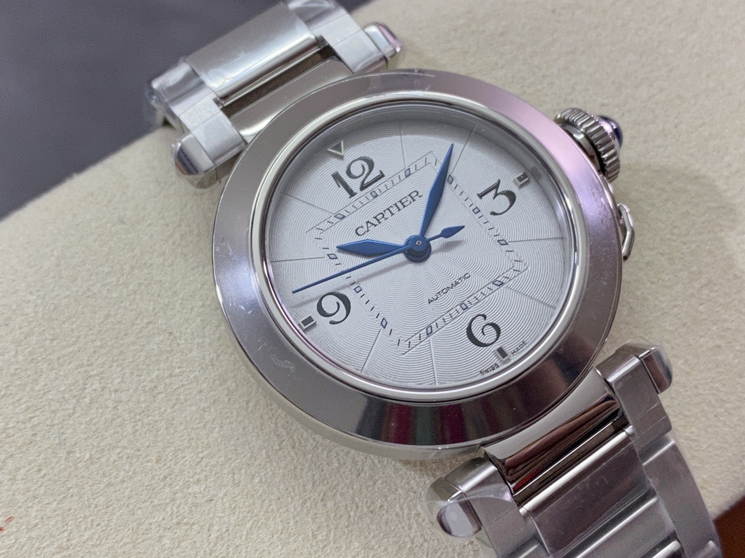 Pasha De Cartier 41mm Automatic Stainless Steel Watch