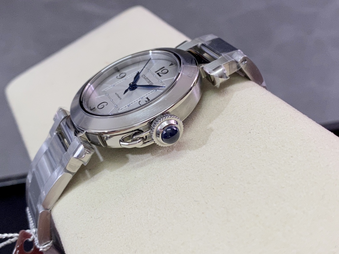 Pasha De Cartier 41mm Automatic Stainless Steel Watch