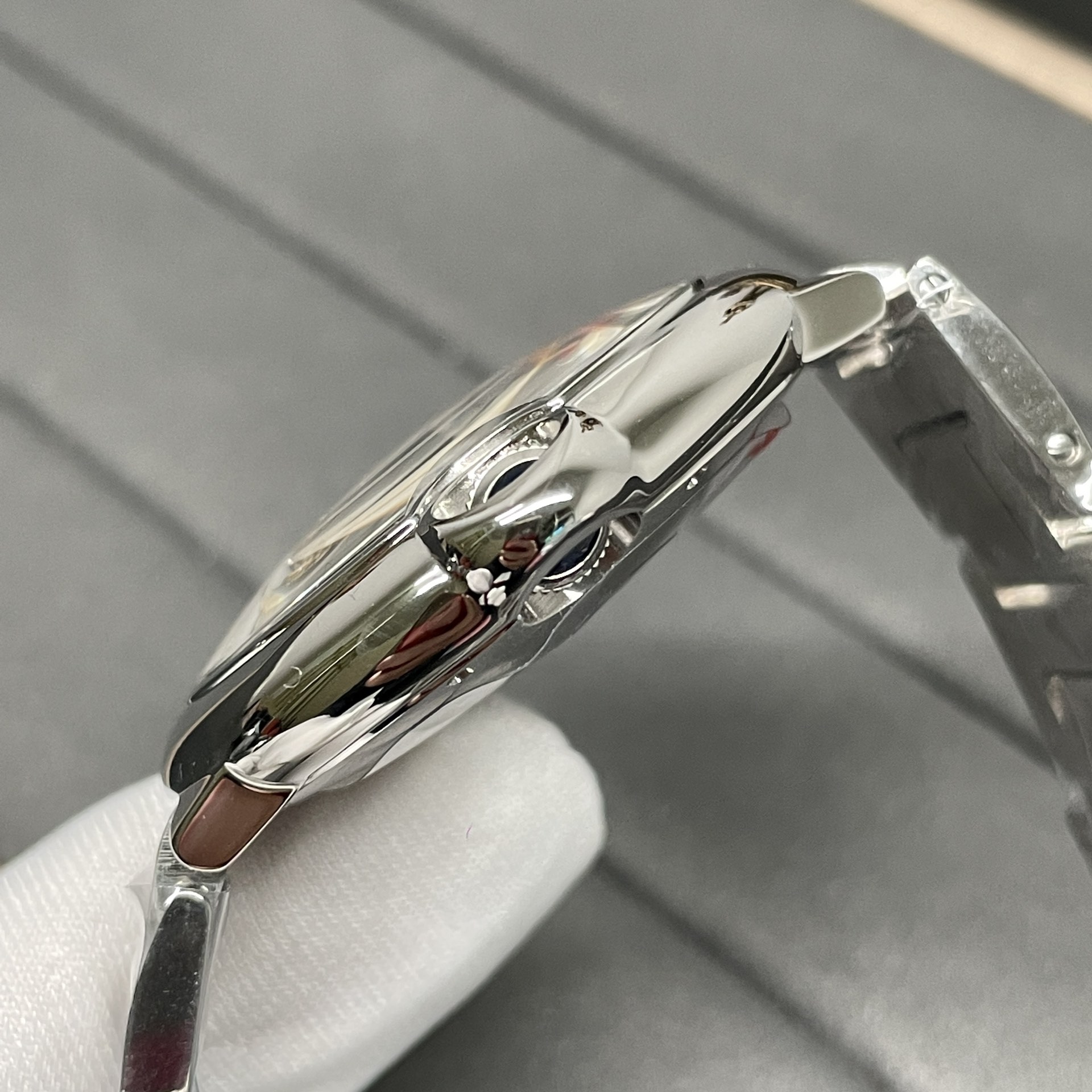 Ballon Bleu 36mm Stainless Steel Watch Silver Roman Dial