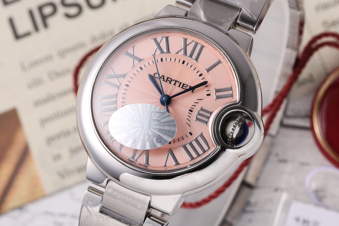 Ballon Bleu 28mm Ladies SS Quartz Pink Dial