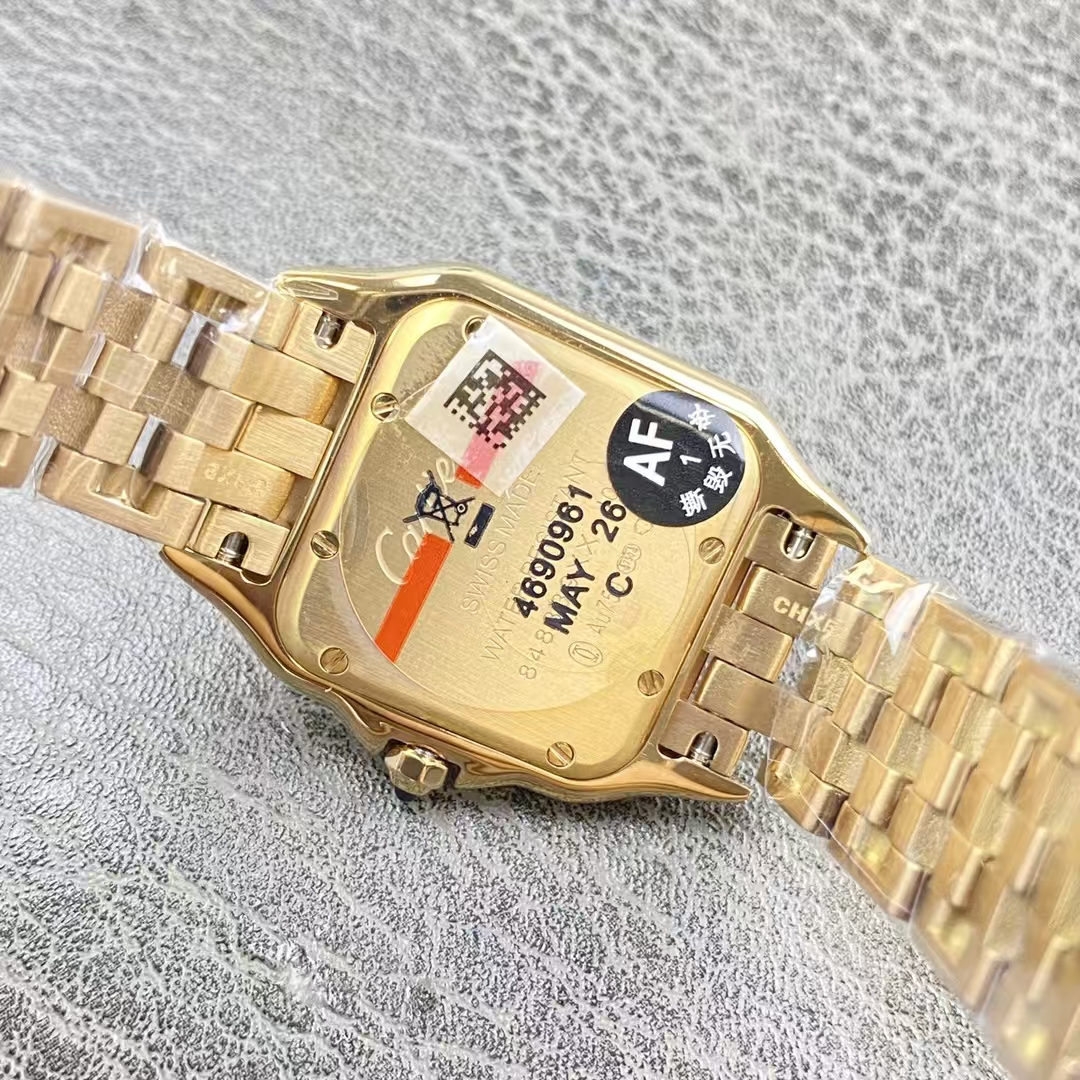 Super Clone | AF Factory Panthère Watch All Sizes Model Yellow Gold Bracelet