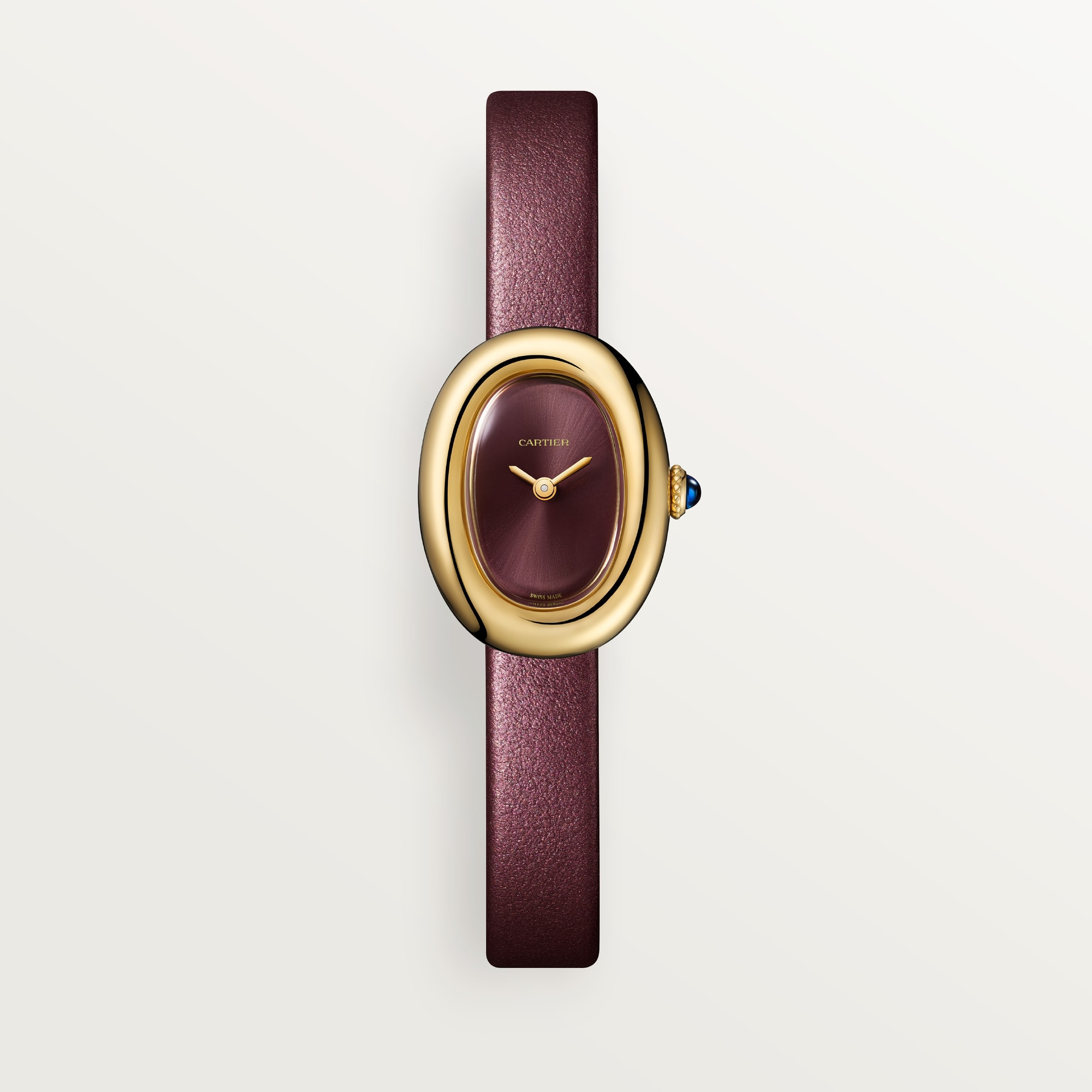 dupe-baignoire-mini-yellow-gold-burgundy-strap-in-box