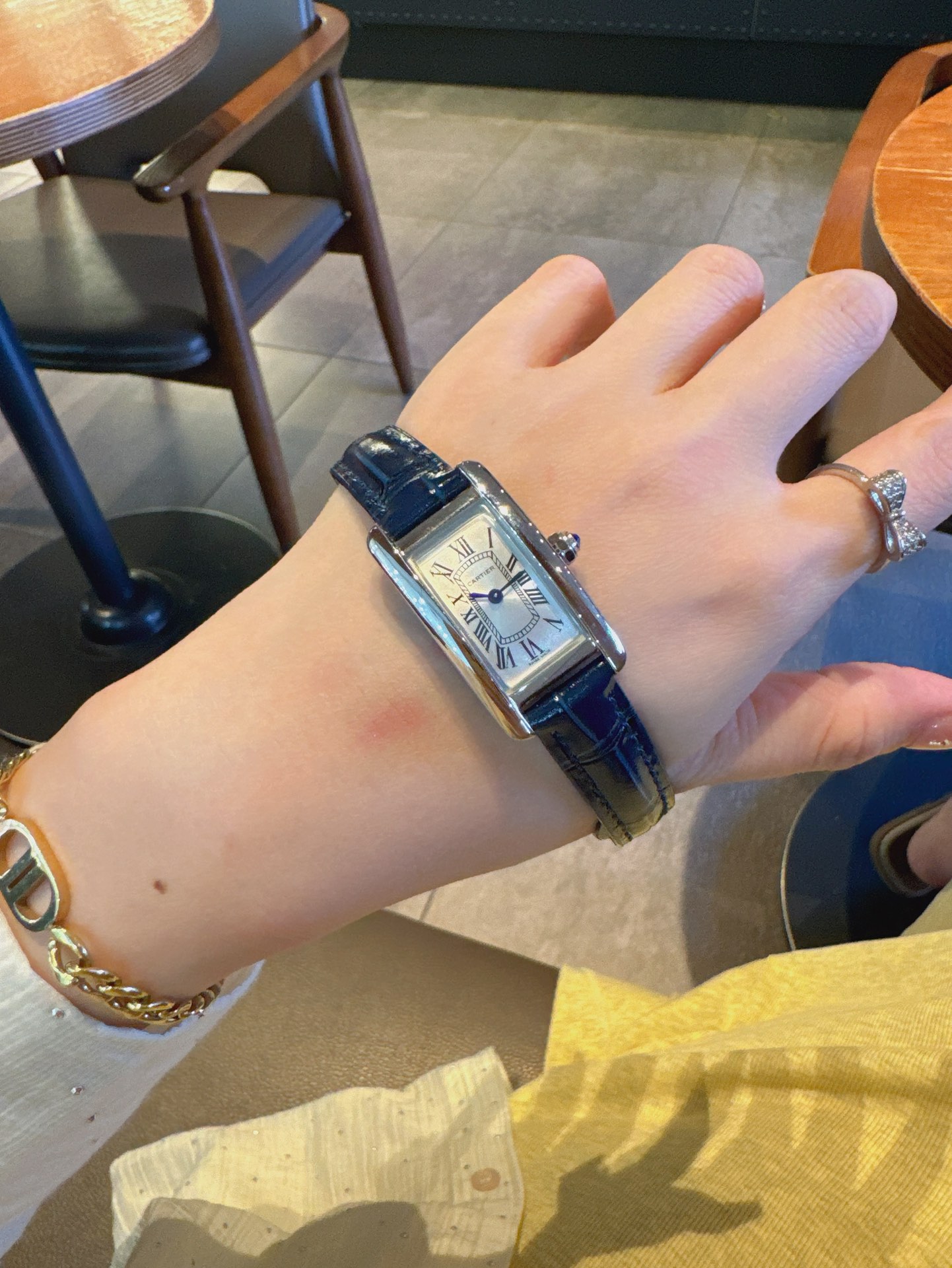 Dupe Tank Américaine Watch Small Model Steel Case