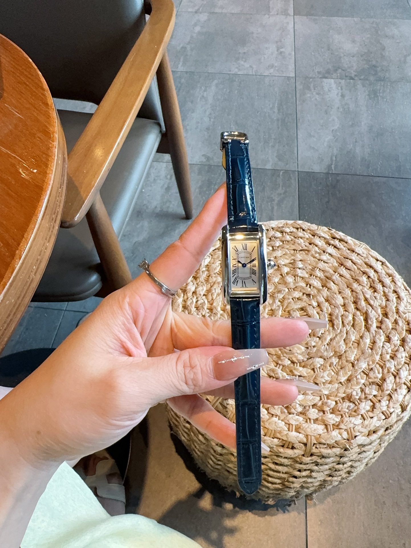 Dupe Tank Américaine Watch Small Model Steel Case