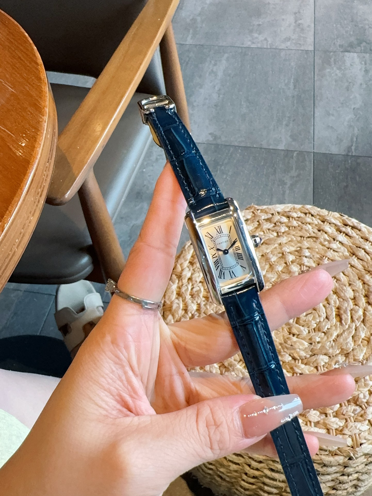 Dupe Tank Américaine Watch Small Model Steel Case