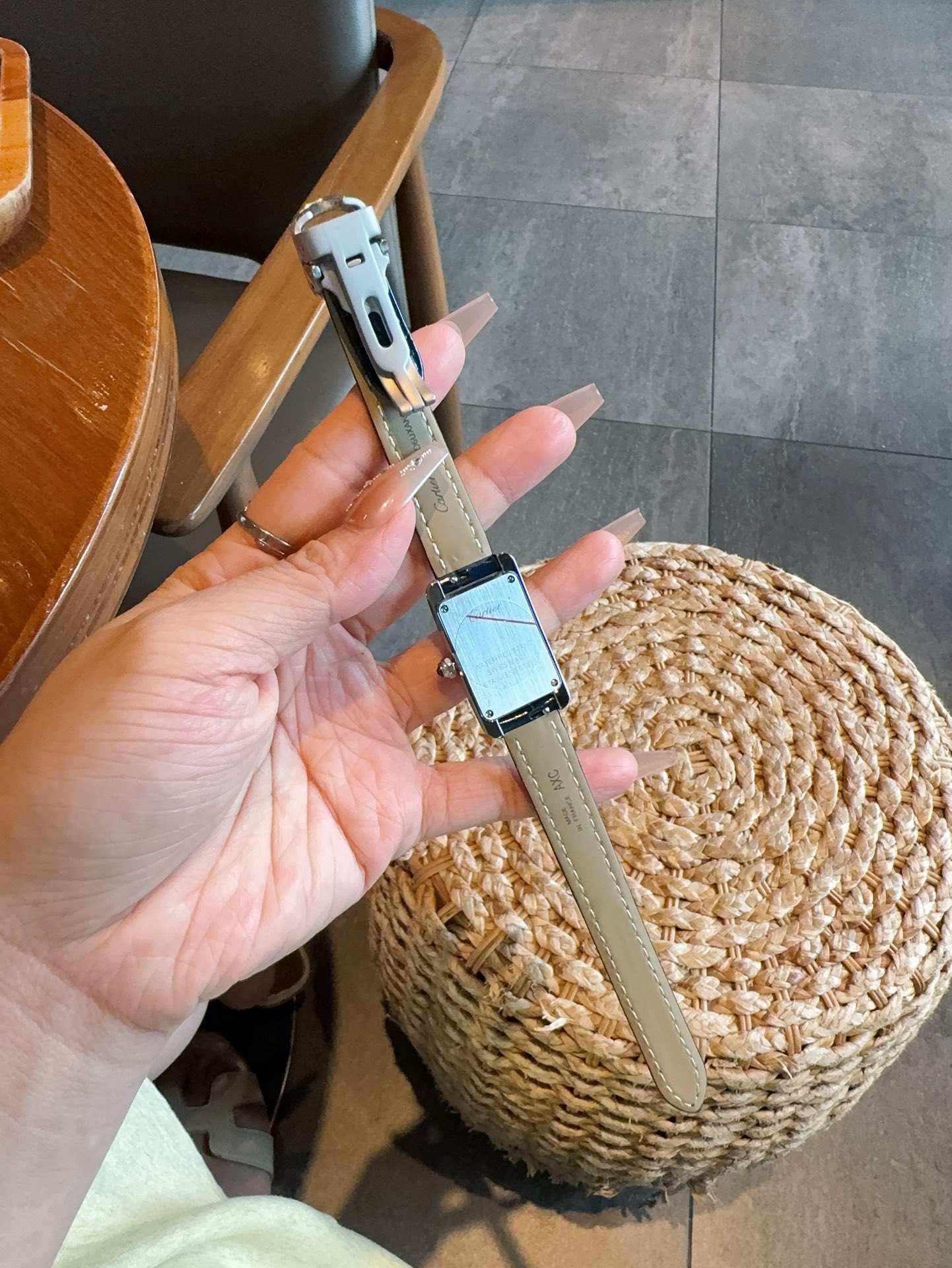 Dupe Tank Américaine Watch Small Model Steel Case