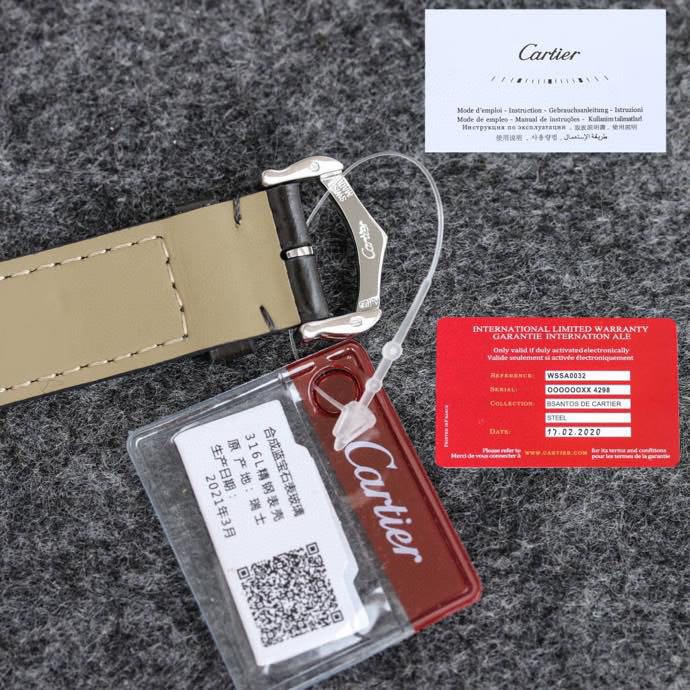 Super Clone | F1 Factory Santos-Dumont Watch All Sizes Model Two-Tone Case Black Dial Black Strap