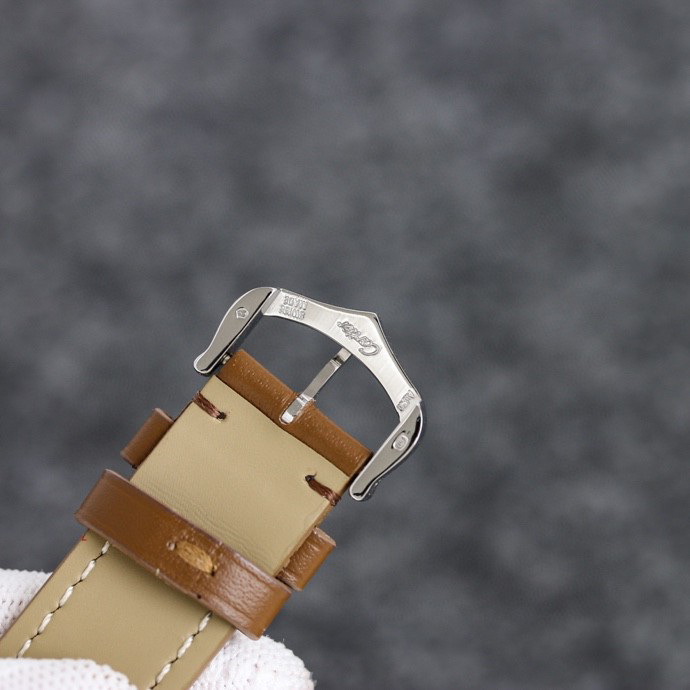 Super Clone | F1 Factory Santos-Dumont Watch All Sizes Model Two-Tone Case Brown Strap