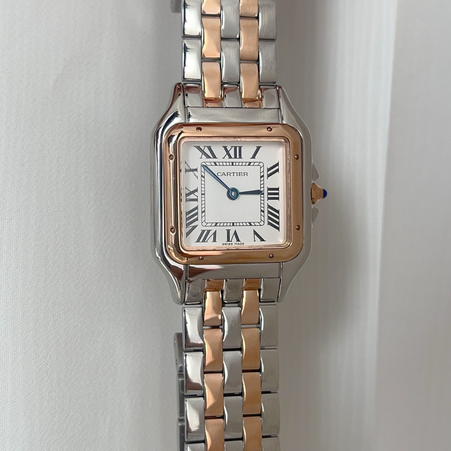 Super Clone | AF Factory Panthère Watch All Sizes Model Two-Tone Rose Gold Bracelet