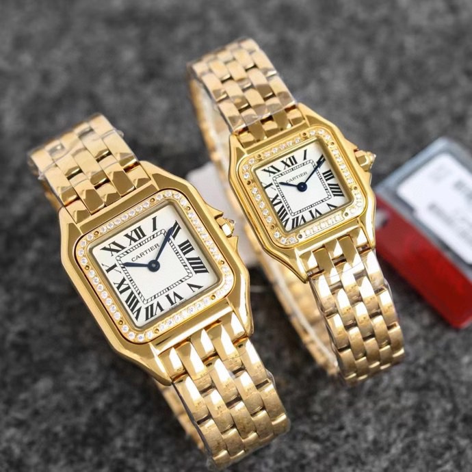 Super Clone | AF Factory Panthère Watch All Sizes Model Yellow Gold Diamond Bracelet