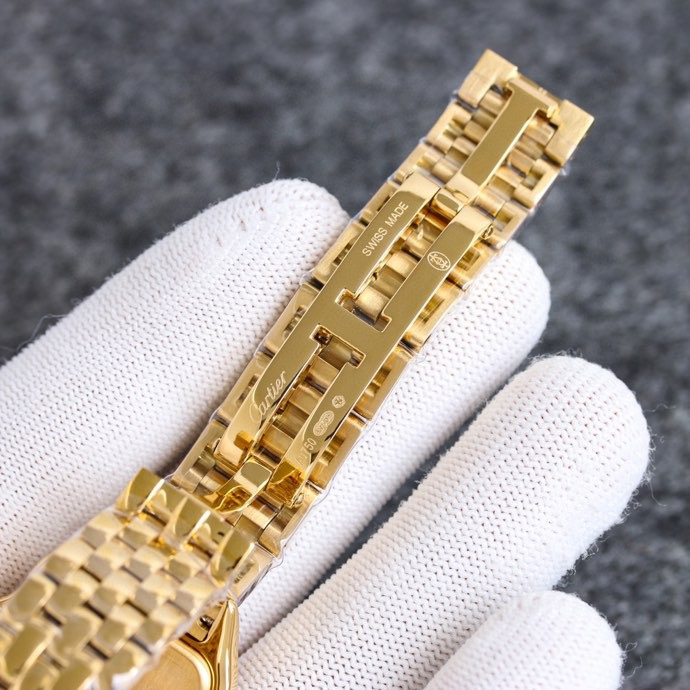 Super Clone | AF Factory Panthère Watch All Sizes Model Yellow Gold Diamond Bezel Gold Dial