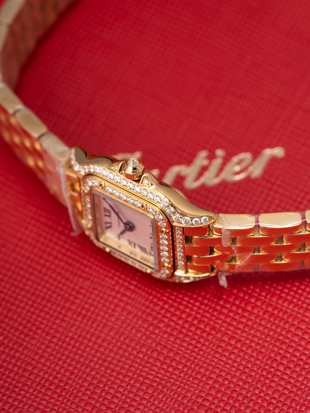 Super Clone | AF Factory Panthère Watch All Sizes Model Yellow Gold Diamond Bracelet