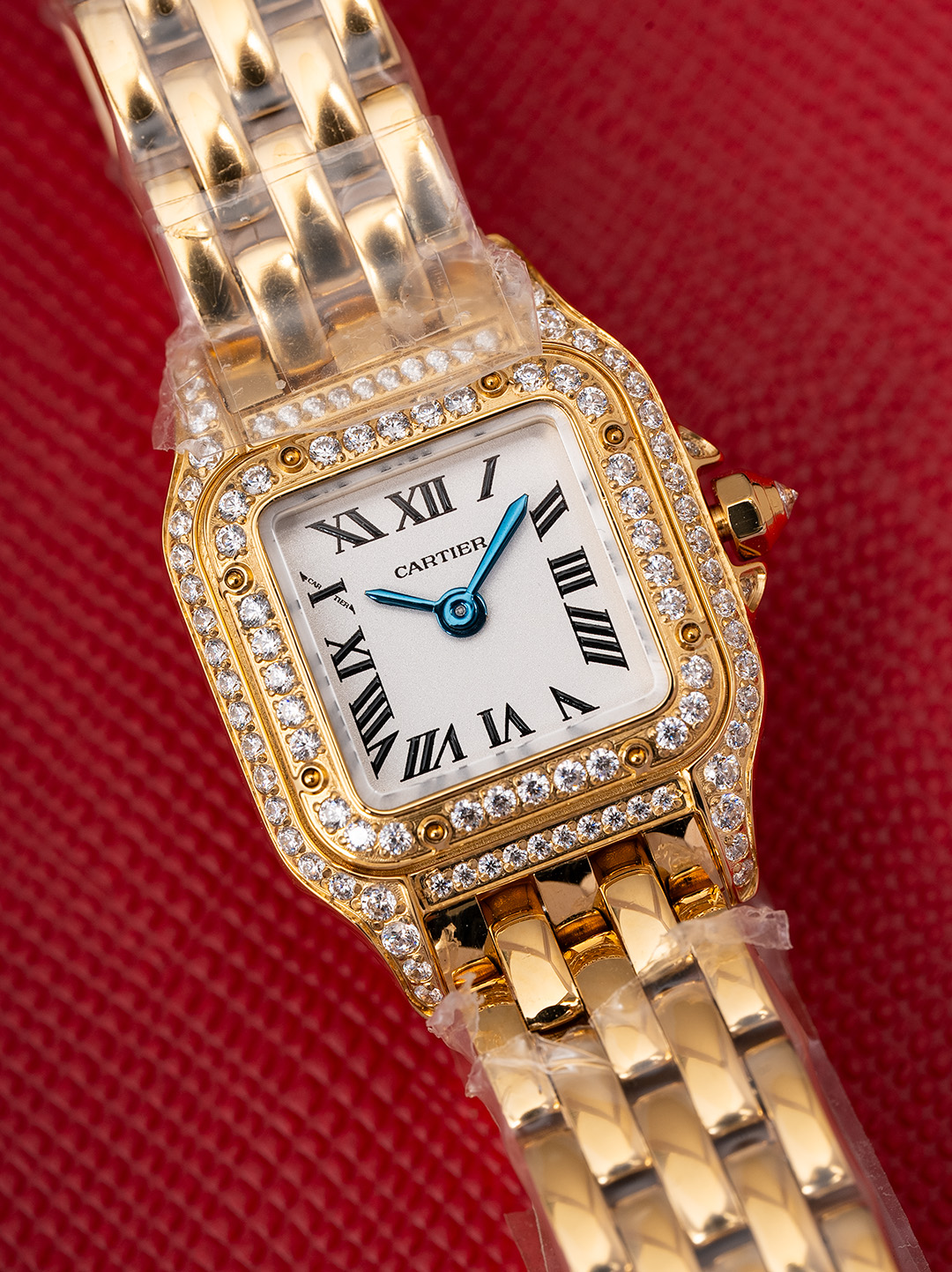 Super Clone | AF Factory Panthère Watch All Sizes Model Yellow Gold Diamond Bracelet