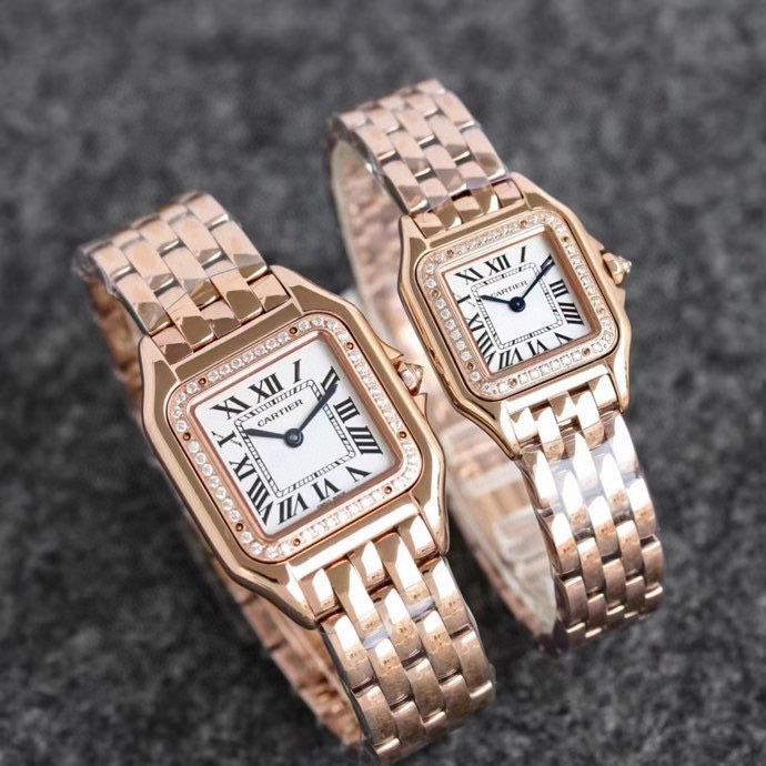 Super Clone | AF Factory Panthère Watch All Sizes Model Rose Gold Diamond Bracelet