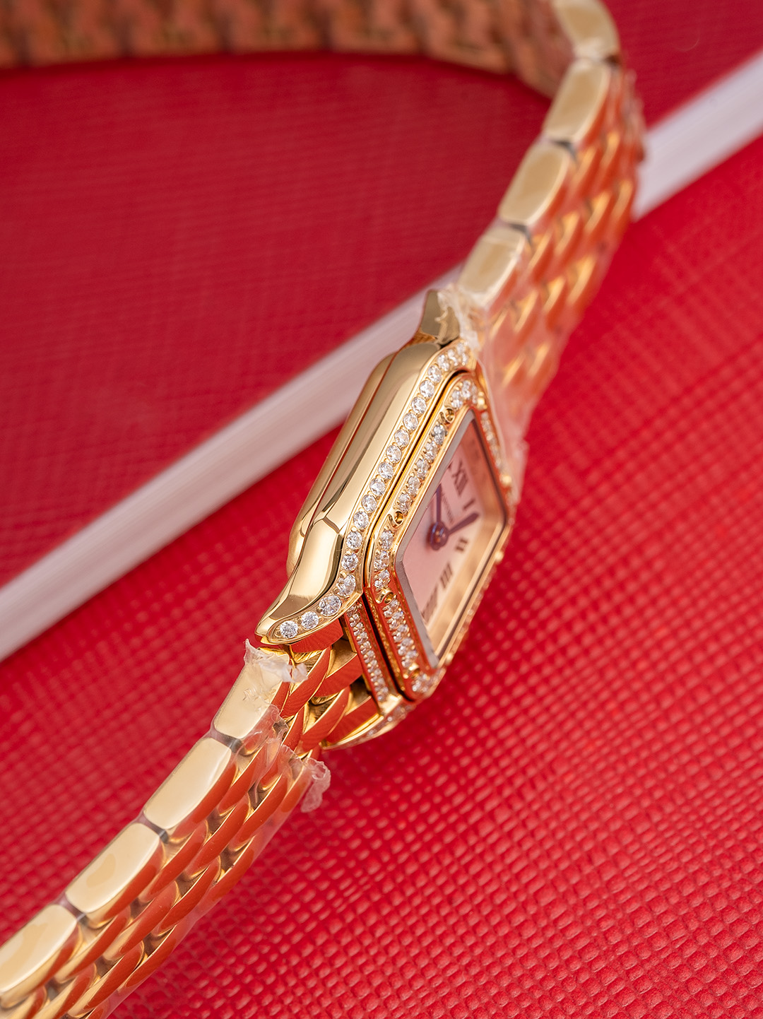 Super Clone | AF Factory Panthère Watch All Sizes Model Yellow Gold Diamond Bracelet