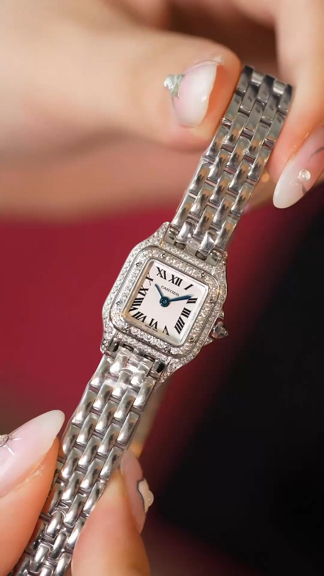 Super Clone | AF Factory Panthère Watch All Sizes Model Rose Gold Diamond Bracelet