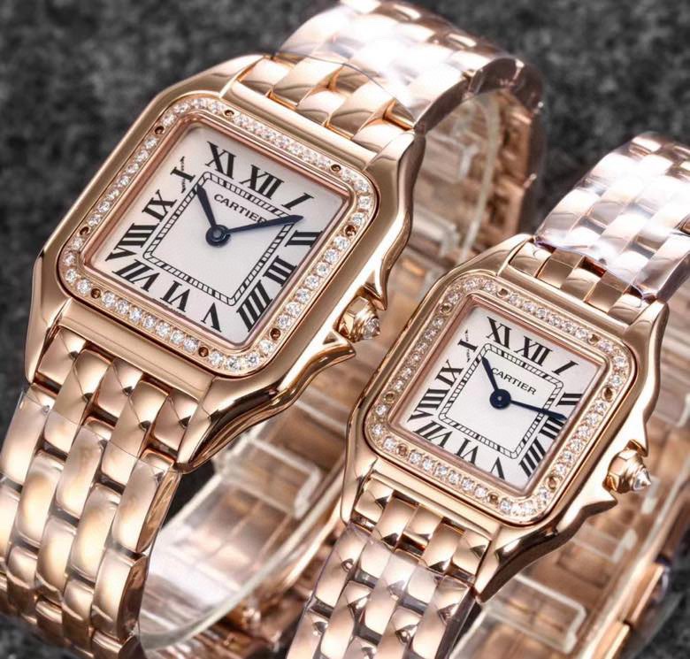 Super Clone | AF Factory Panthère Watch All Sizes Model Rose Gold Diamond Bracelet