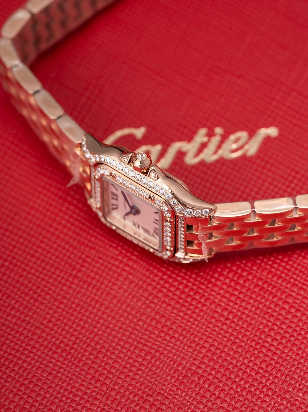 Super Clone | AF Factory Panthère Watch All Sizes Model Rose Gold Diamond Bracelet