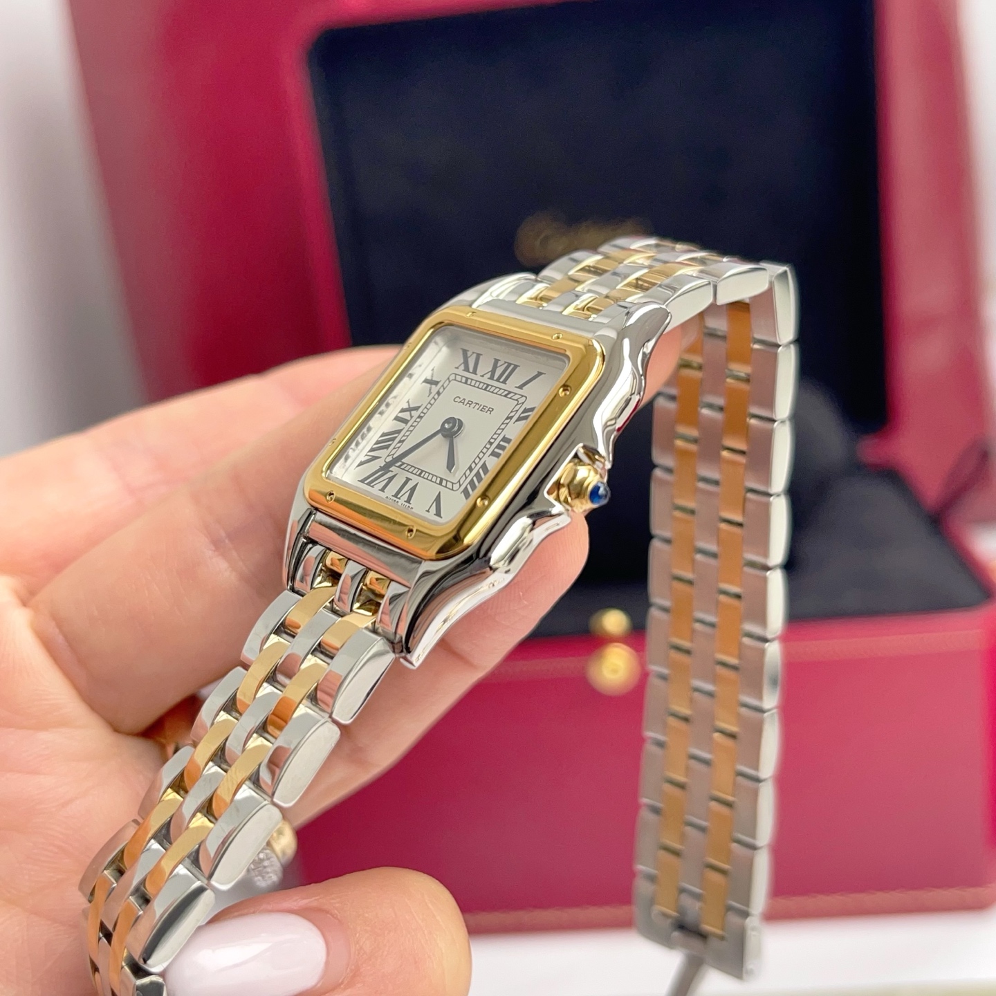 Super Clone | AF Factory Panthère Watch All Sizes Model Two-Tone Bracelet