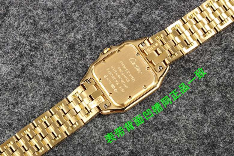 Super Clone | AF Factory Panthère Watch All Sizes Model Yellow Gold Diamond Bezel Green Dial