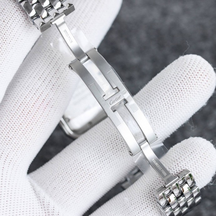 Super Clone | AF Factory Panthère Watch All Sizes Model Steel Diamond Bezel Blue Dial