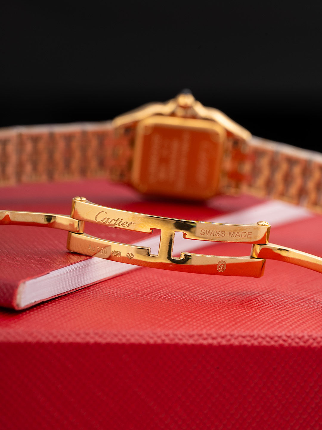 Super Clone | AF Factory Panthère Watch All Sizes Model Yellow Gold Diamond Bracelet