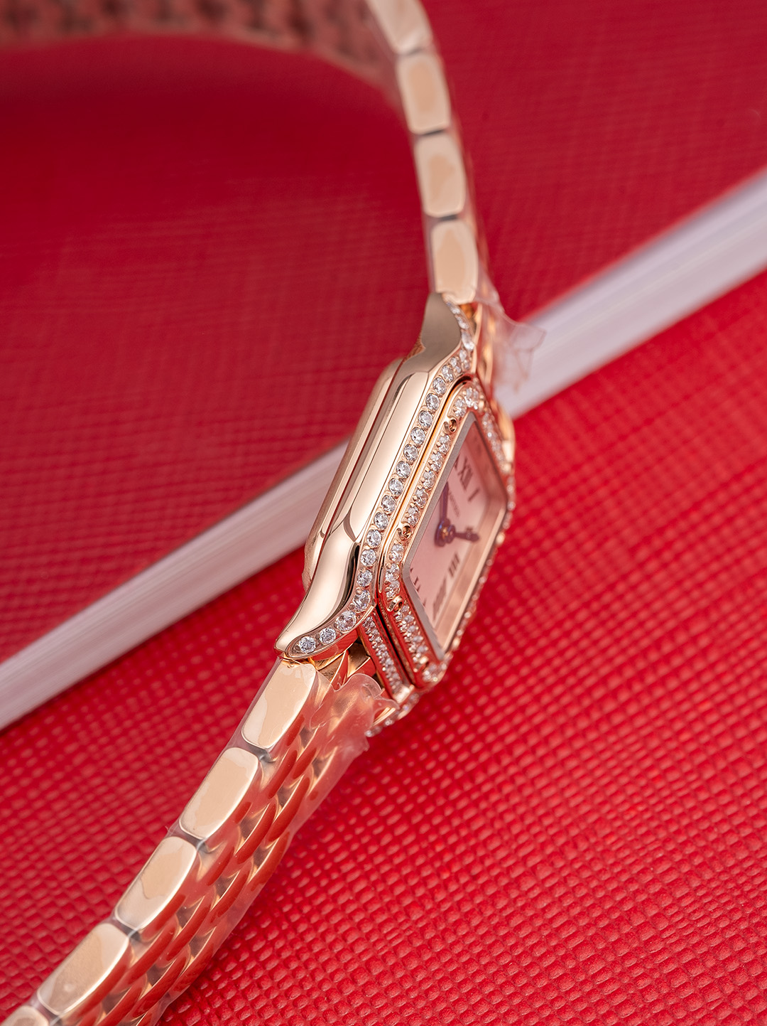 Super Clone | AF Factory Panthère Watch All Sizes Model Rose Gold Diamond Bracelet