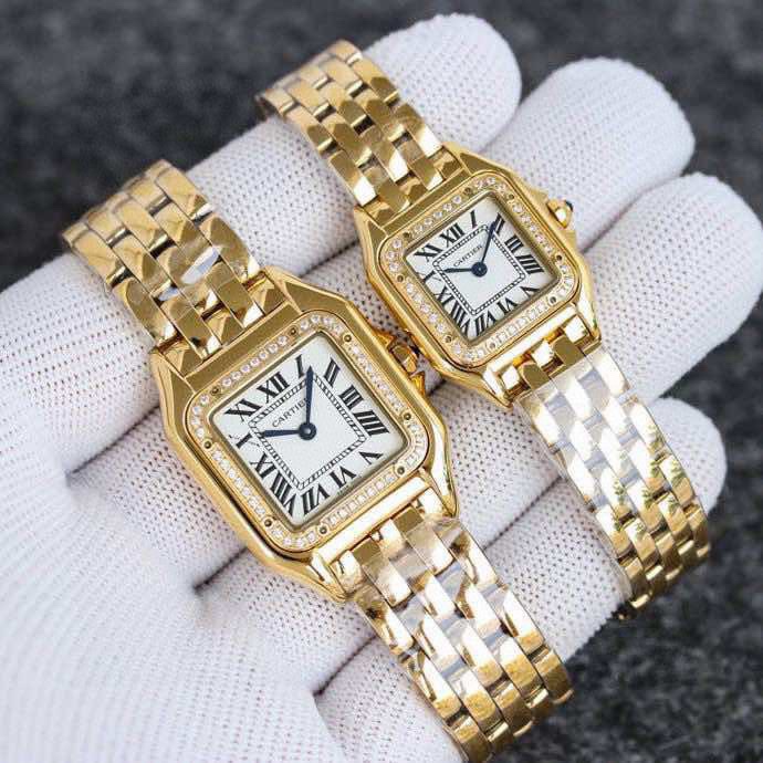 Super Clone | AF Factory Panthère Watch All Sizes Model Yellow Gold Diamond Bracelet