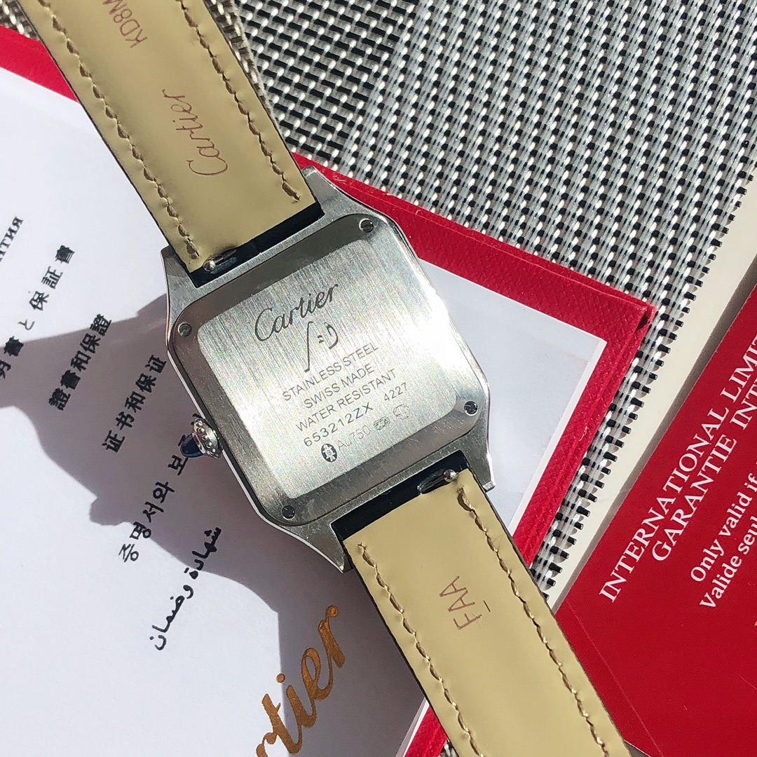 Super Clone | F1 Factory Santos-Dumont Watch All Sizes Model Two-Tone Case Black Dial Black Strap