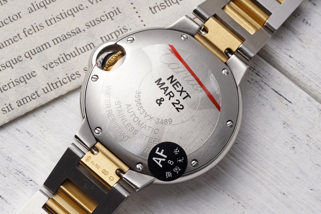 AF Factory Ballon Bleu Watch 33mm Steel Case Two-Tone Bracelet