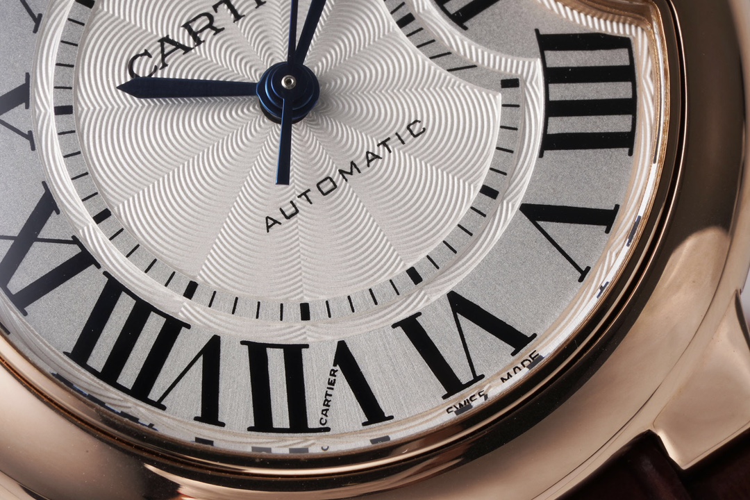 AF Factory Ballon Bleu Watch 33mm Rose Gold Case Dark Red Leather Strap (Multiple Dial Options)