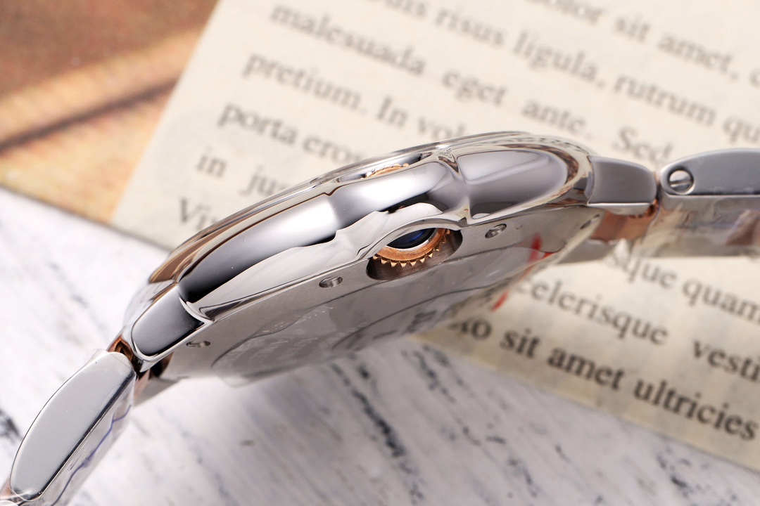 AF Factory Ballon Bleu Watch 33mm Silver Case Two-Tone Rose Gold Bracelet Diamond Dial (Multiple Options)