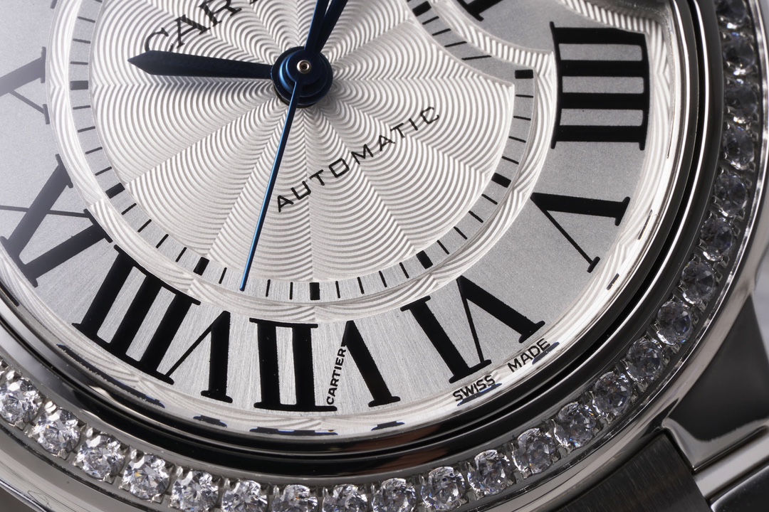 AF Factory Ballon Bleu Watch 33mm Silver Diamond Case Silver Bracelet (Multiple Dial Options)