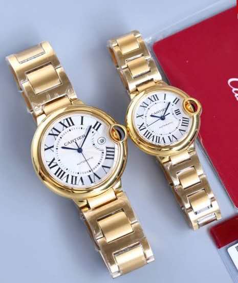 AF Factory Ballon Bleu Watch Set – 42mm Date Automatic & 33mm Quartz – Gold Case Gold Bracelet