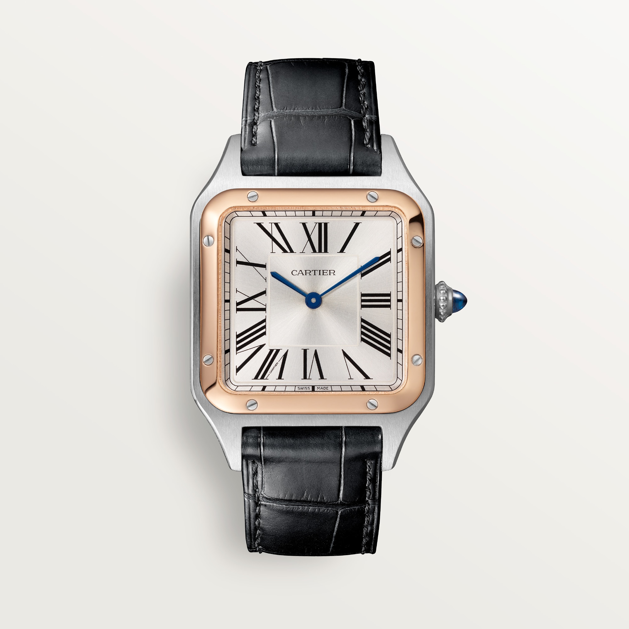 The two-tone Cartier Santos-Dumont is the definition of timeless elegance. 